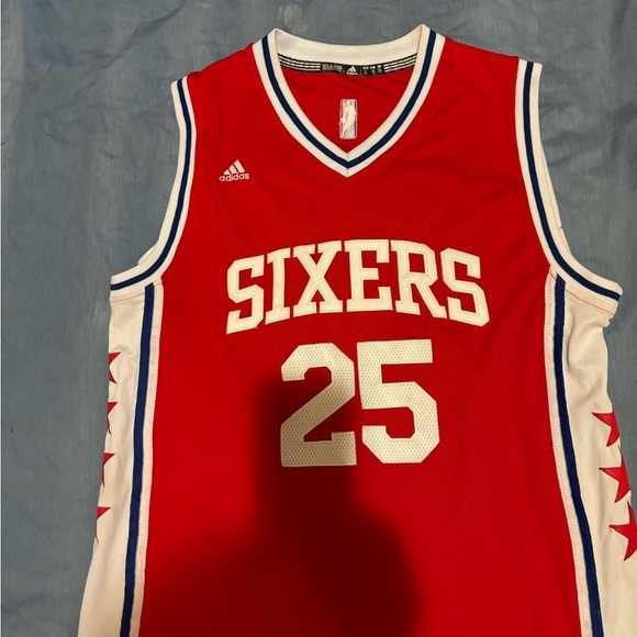 NBA Philadelphia 76ers designer basketball jersey this one has it all size L - Picture 4 of 5